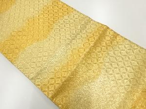 リサイクル　佐賀錦七宝模様織出し全通袋帯